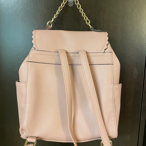 Blush scalloped-edge Nanette Lepore backpack - Picture 2 of 4